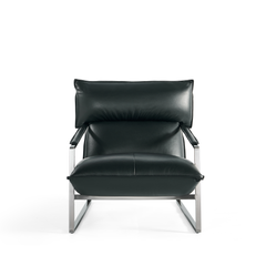 THE PAVO CURVE ARM CHAIR - BLACK
